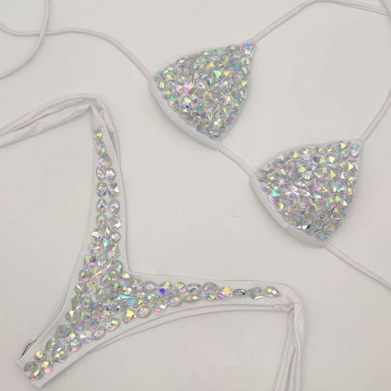 Nylon Fabric Type 2 Piece Set Quantity Casual, Nightclub, Party Occasion Women's Solid Color 2 Piece Set Bikinis