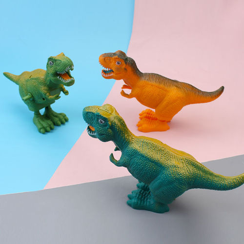 Wind-up dinosaur jumping dinosaur children's toys simulation animal dinosaur model kindergarten small gifts wholesale
