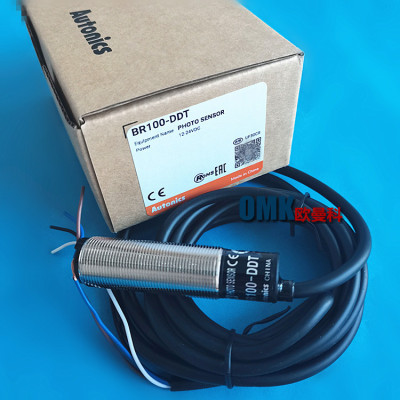奥托尼克斯光电传感器BR100-DDT 4线 检测距离100MM NPN输出
