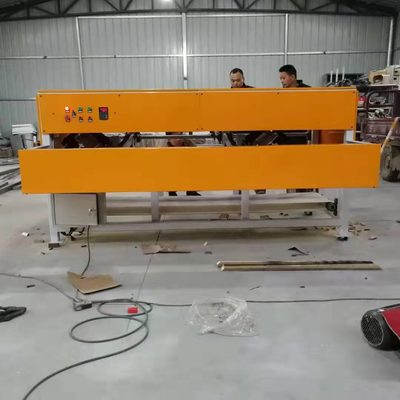 自动双端齐头锯 木托盘面板双头多头截断锯 45度切角锯 木工机械|ms