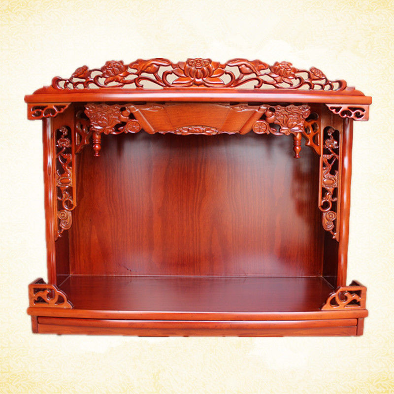 實木佛龛佛櫃財神佛龛觀音佛龛 神龛供桌佛台供台佛龛吊櫃三聖龛