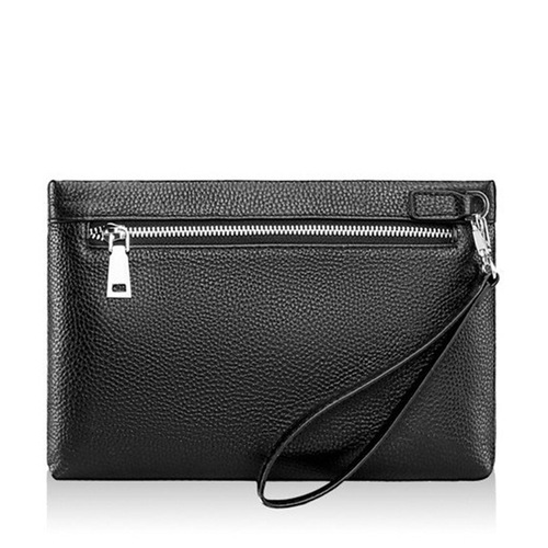 New men's clutch genuine leather fashion casual envelope bag embossed Xiangyun soft cowhide trendy men's drop shipping