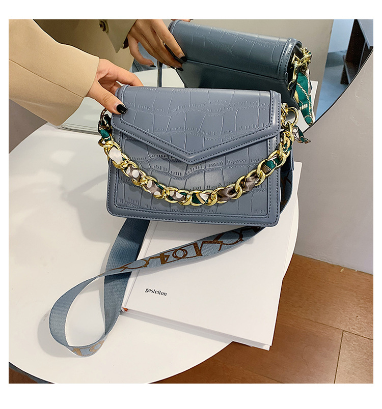 All-match Handbags Popular New Fashion Shoulder Texture Messenger Square Bag Wholesale display picture 5