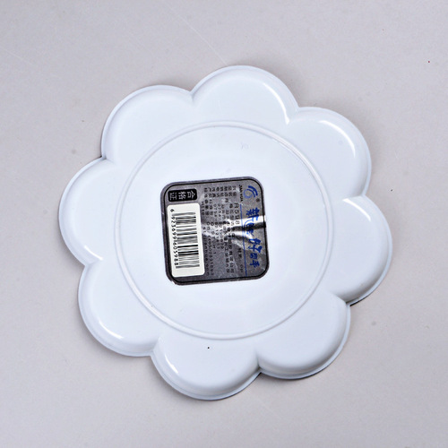 8cm gouache paint palette thickened plastic plum blossom shaped acrylic Chinese painting paint palette manufacturer wholesale