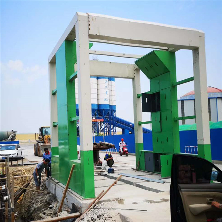 现货供应免基础洗车台 全封闭洗轮机 港口洗车台