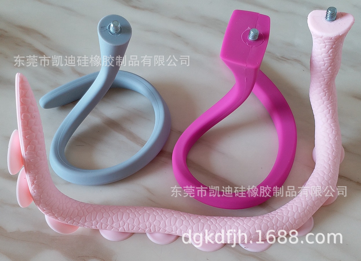 新款仿生八爪鱼支架 百变懒人硅胶摄像机手机支架 桌面便携款支架