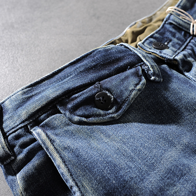DEESMANC and CO autumn/winter new American heavy wash men's jeans young men's trousers 332 33
