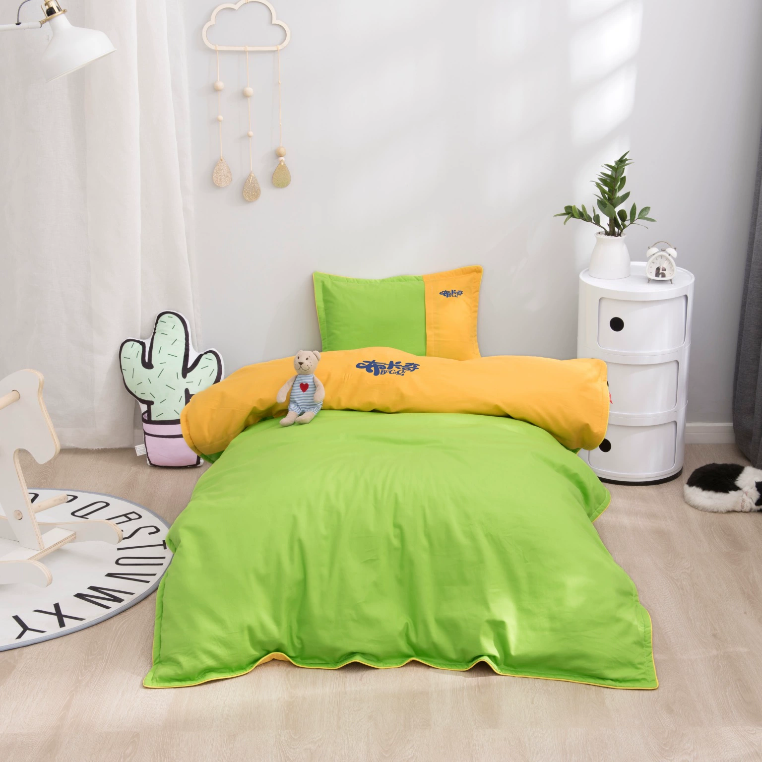 Set for kindergarten for sleep, duvet, bedspread, 3 piece set