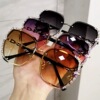 Sunglasses, brand sun protection cream, 2021 collection, UF-protection, fitted, internet celebrity, Korean style