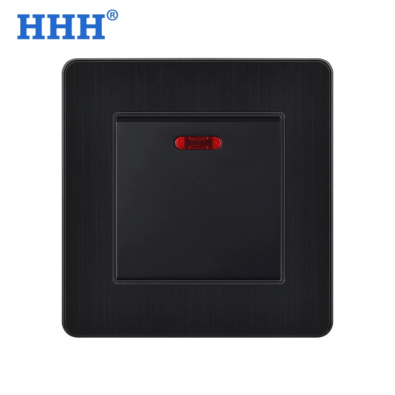 86 Type double -knife dual break 20A AND power power supply bipolar strip indicator light switch air -conditioning water heater socket surface