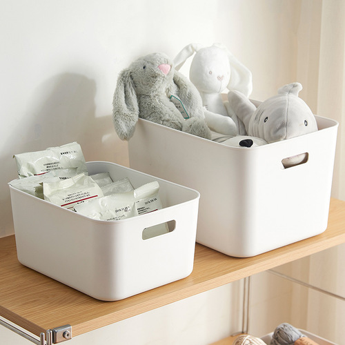 Factory direct storage box, cosmetics and jewelry storage box, student dormitory clothing plastic, desktop storage box