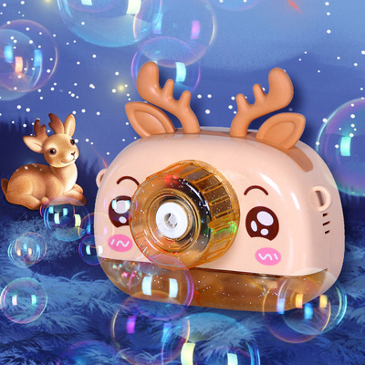 Cartoon Duck Rabbit Bubble machine children game Electric Toys Bubble camera Night market Stall Source of goods
