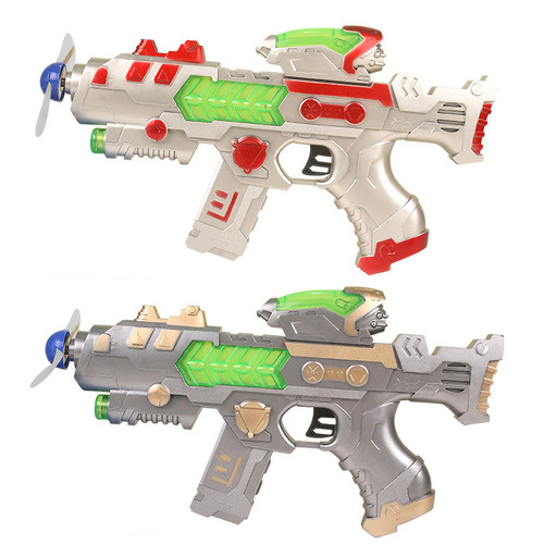 Internet celebrity toys electric sound and light music gun eight-tone gun street stall park toys wholesale boys and girls game props