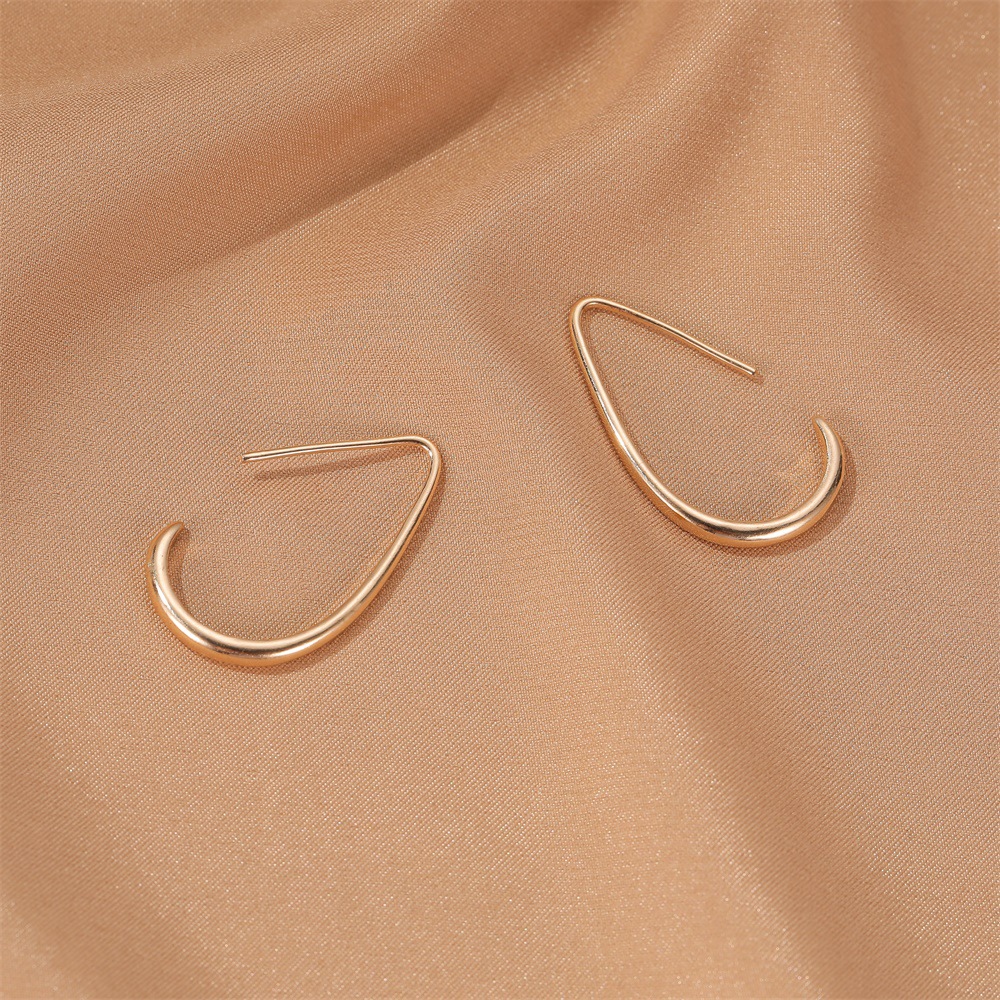 Simple Water Drop Earrings Geometric Earrings Minimalist Earrings Wholesale Nihaojewelry display picture 8