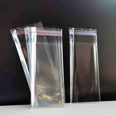 wide 6cm*12 + 3cm transparent PLB Two-sided 10 Jewelry Packaging bag Plastic opp bag