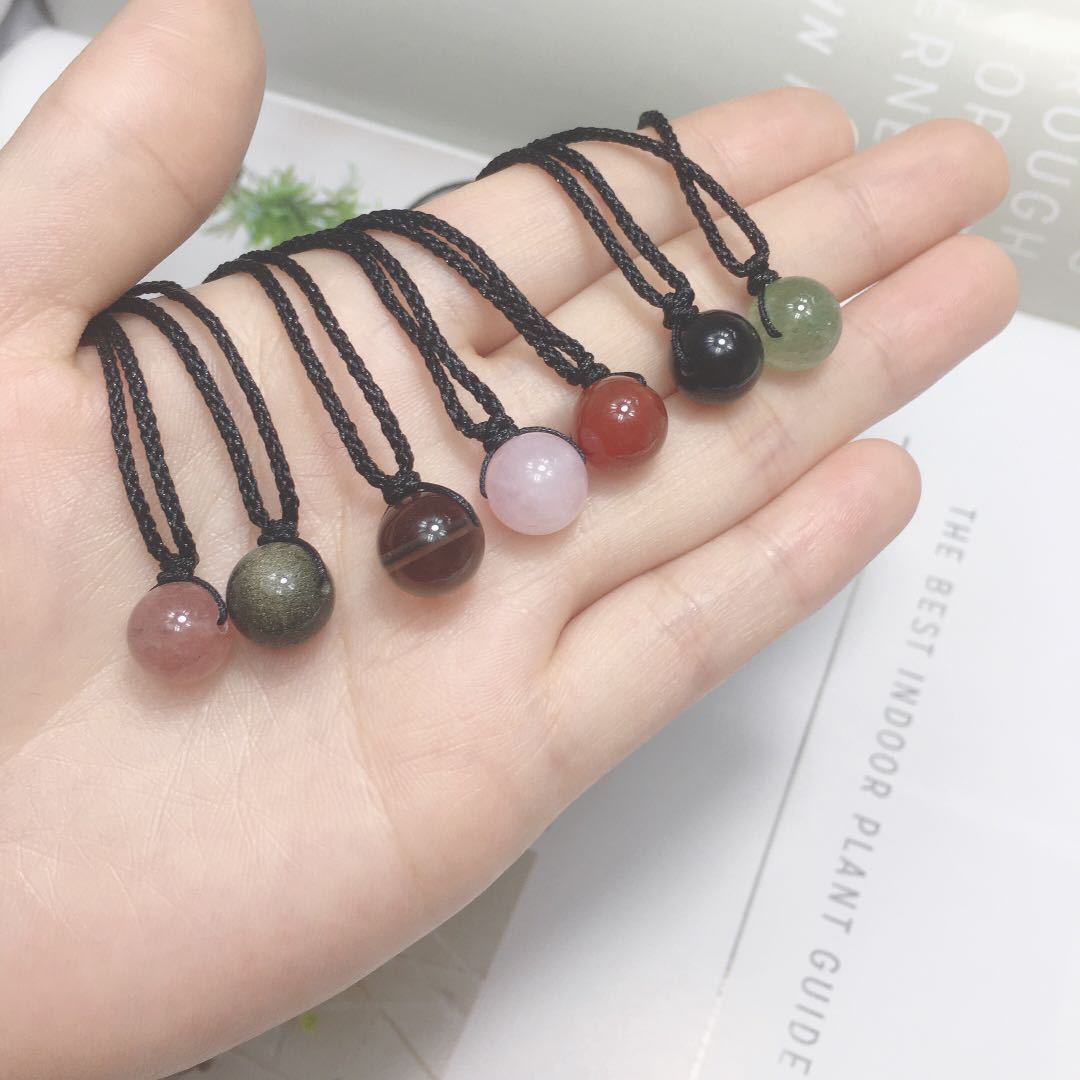 Simple Style Geometric Agate Unisex Necklace display picture 13