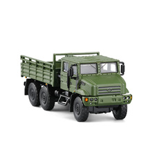 JKM1/64解放MV3六轮6X6军事运输卡车全合金车模汽车模型玩具摆设