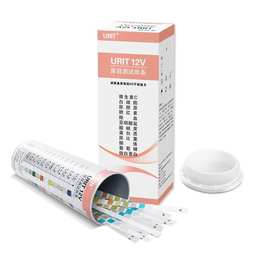 优利特12项尿蛋白试纸条家用目测尿糖尿酮常规分析微量白蛋白检测