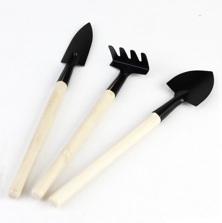 Herramientas de jardinería doméstica 3 piezas pala rastrillo pala de plantación de flores maceta planta suculentas plantación de suelo herramienta de aflojamiento