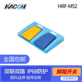 韩国进口凯昆KACON 医用密封防水型双联脚踏开关HRF-M52