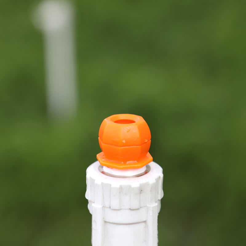 Cubo de agua, rociador naranja, rociador simple, sistema de equipos de riego de jardín, impuestos libres