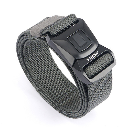 ENNIU's new 3.8 quick release buckle outdoor safety outer belt quick-drying pure nylon trouser belt training belt
