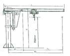 定柱式悬臂起重机结构图-小图