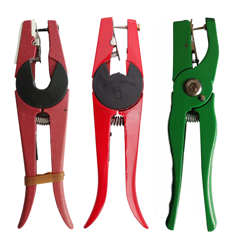 Alicates de oreja de cerdo alicates de oreja de cerdo ganado oveja serie completa veterinaria alicates de oreja de metal equipo de cría