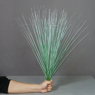 北歐ins風塑料蘆葦草仿真假花束室內客廳裝飾擺件幹花草綠植擺設
