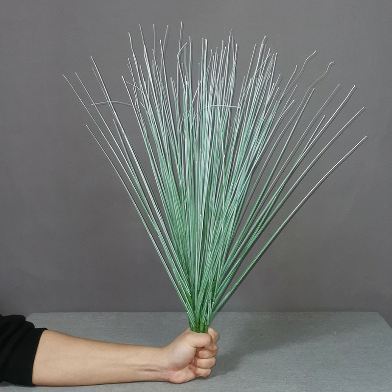 北歐ins風塑料蘆葦草仿真假花束室內客廳裝飾擺件幹花草綠植擺設