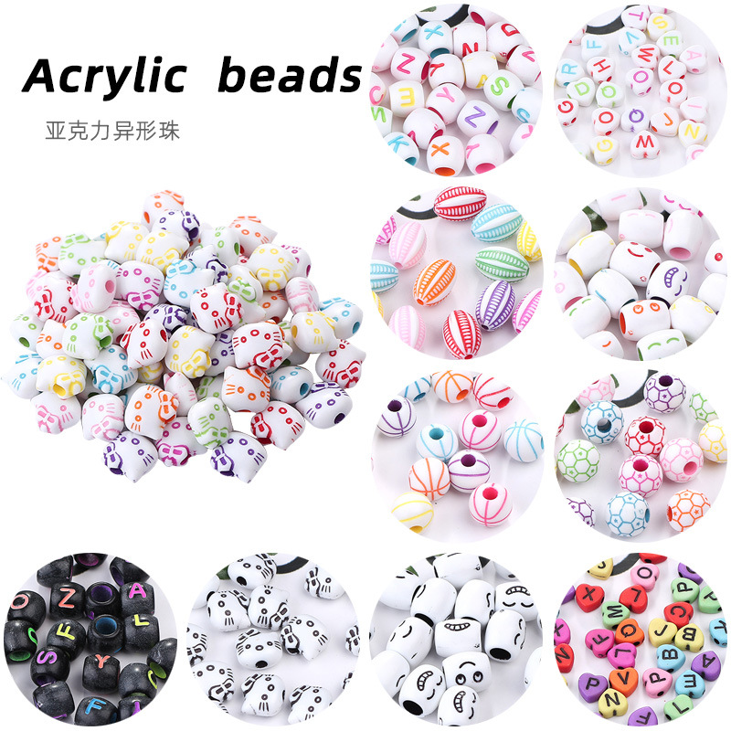 Acrylic beaded bracelet handmade