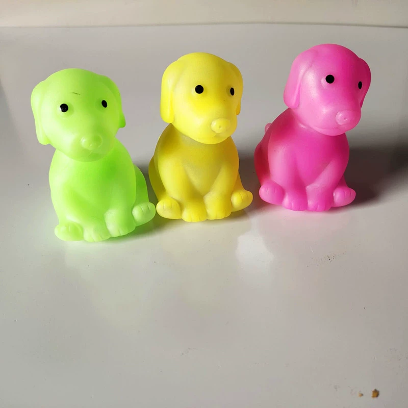 Светящийся ночной свет с цветной сменой, LED-батарейка, assorted милые фигуры, 6–8 см, AG10 x3