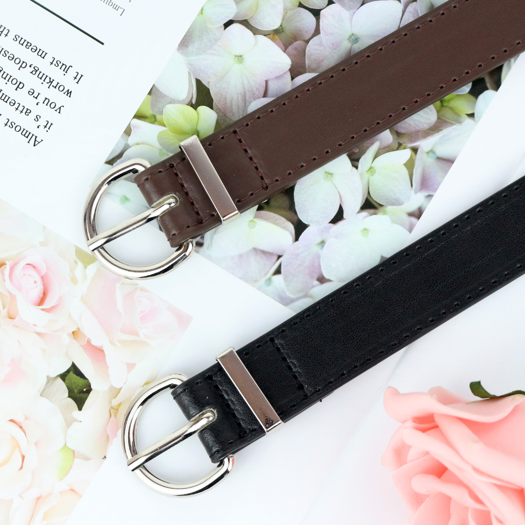 新款皮带女韩版百搭时尚腰带女士欧美合金针扣裤带装饰潮厂家直销