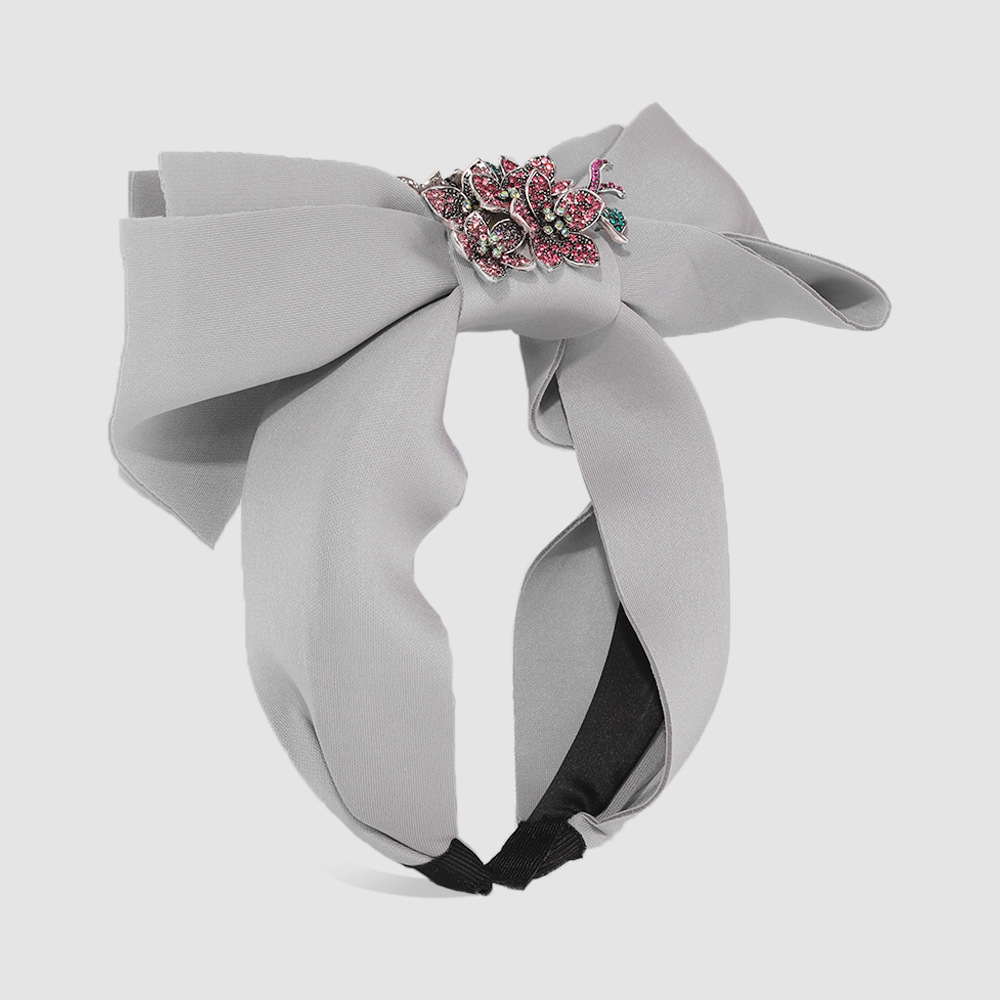 Fashion Exaggerated Bow  Sweet  Fabric Headband display picture 2