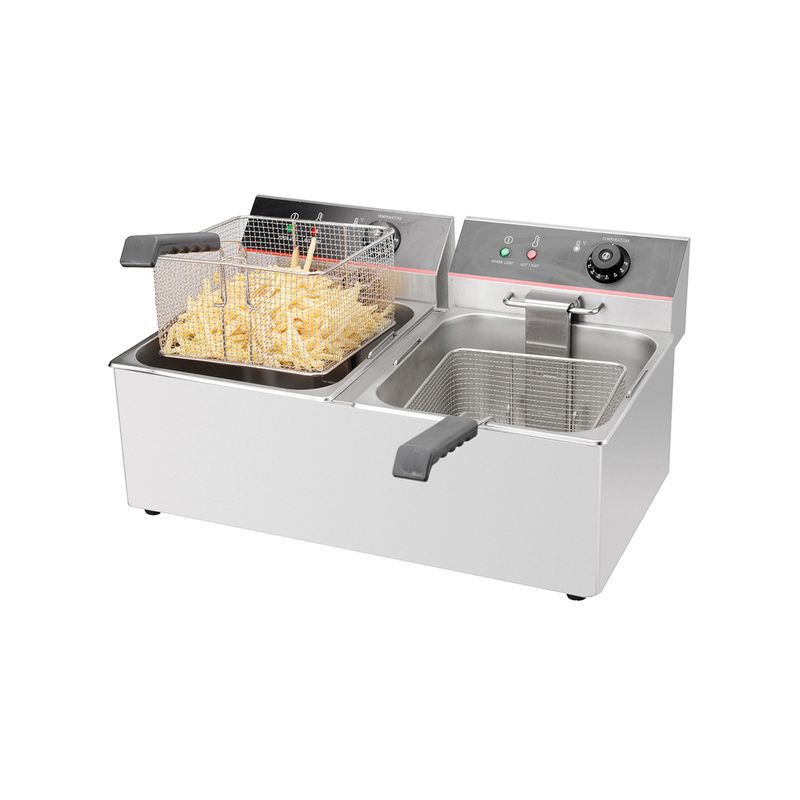 商用电炸炉大容量单缸家用电炸锅油炸锅双杠机炸薯条机油炸机炸锅