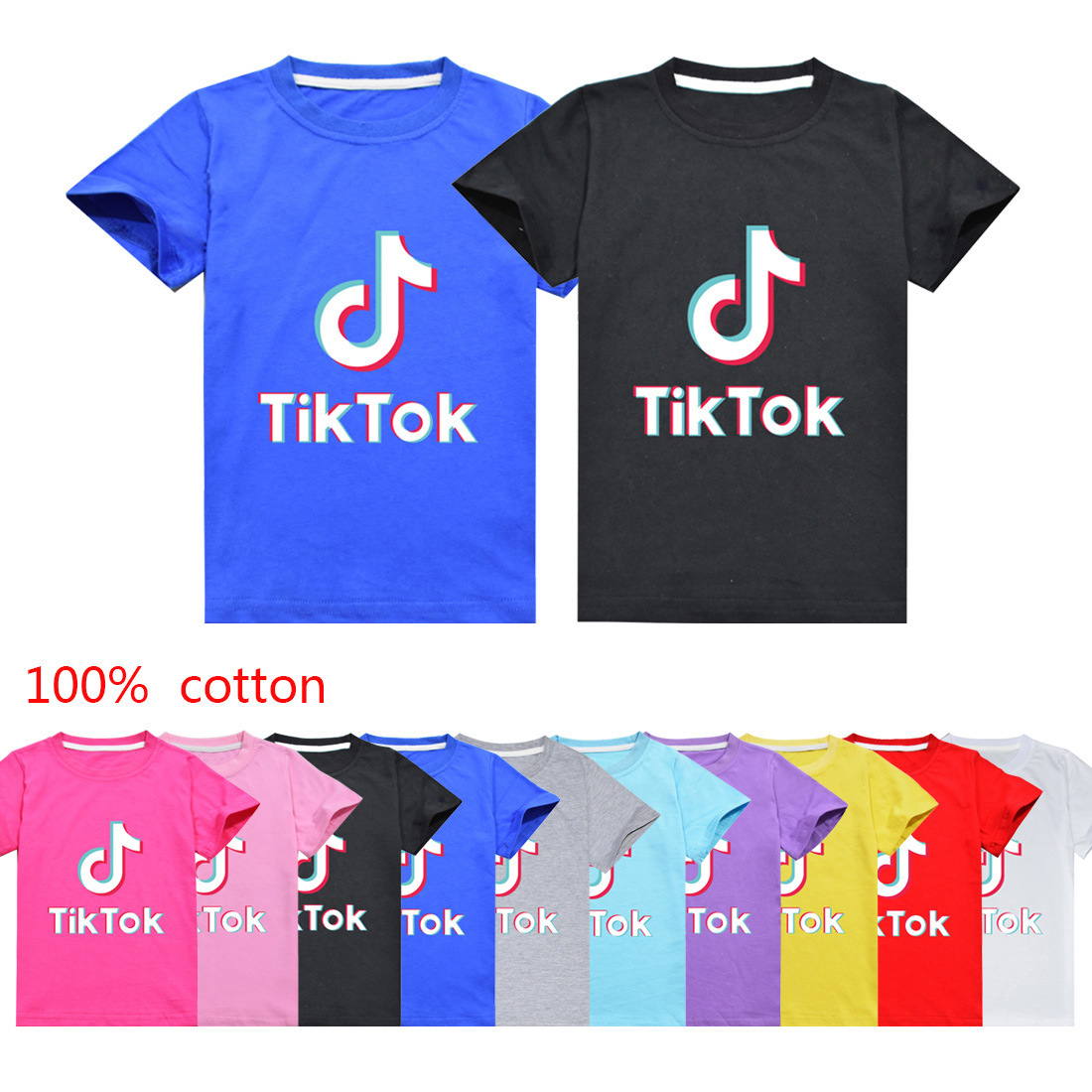 fashionable trend cotton short sleeve T-shirt for men and women