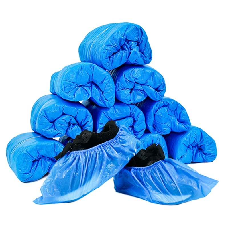 Ultra -thick disposable shoe set CPE indoor anti -slip and wear -resistant household waterproof rain day plastic dust special thick foot cover