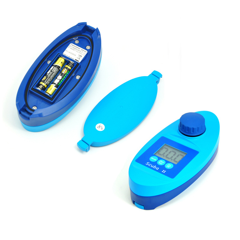 Piscina detector de calidad del agua caja de prueba de agua rovibang piscina de mano pH cloro residual reactivo ácido-base