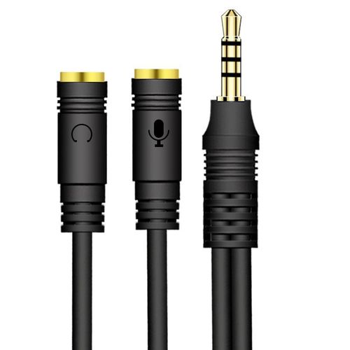 Computer adapter cable one-to-two adapter cable single-hole computer headset audio two-in-one converter headphone conversion cable