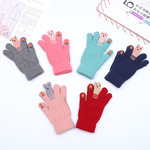 Детские удерживающие тепло милые перчатки, тренд сезона