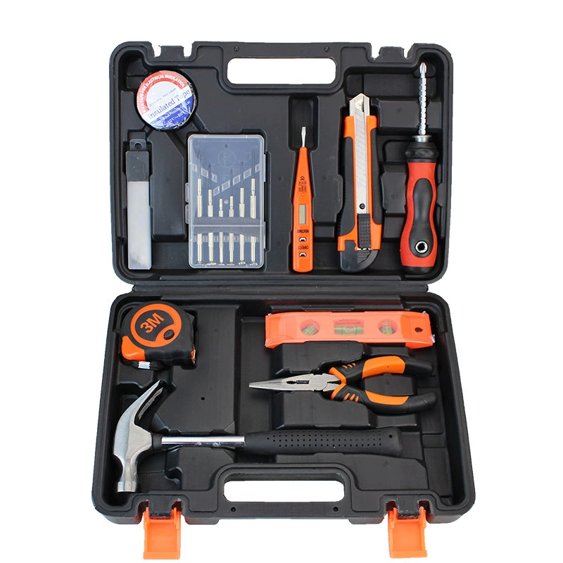 Hardware Toolbox Set, Multi-Piece Home Repair Kit, Portable Case, 9–157 pcs