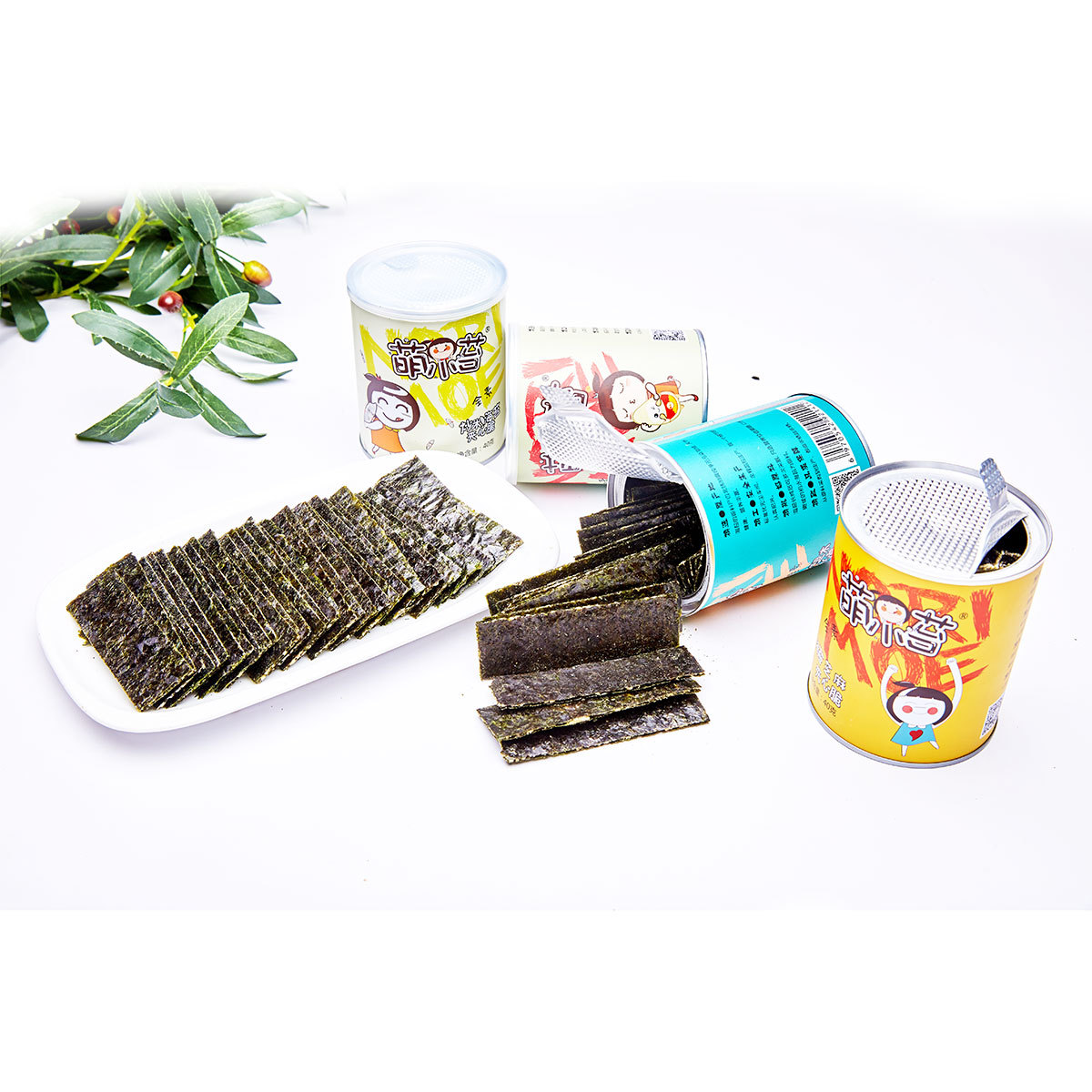 Seaweed sesame Sandwich 40g Canned children pregnant woman snacks Healthy