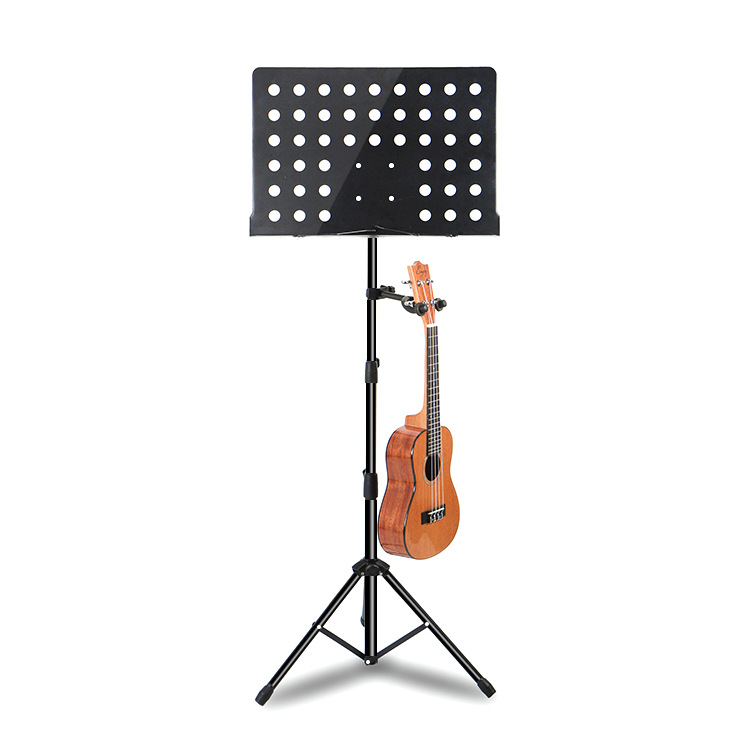 厂家贴标专业升降折叠型加粗加厚乐谱架吉他小提琴古筝谱台批发