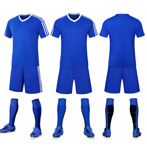 Men's Custom Football Uniform Set Adult Competition Training Team Shirt Sports Children Short Sleeve Baby Team Apparel with Number Printing