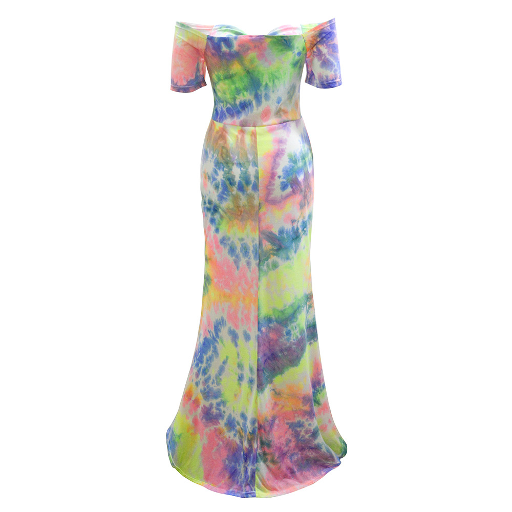 Wholesale Tie Dye Mermaid Dress SD161208