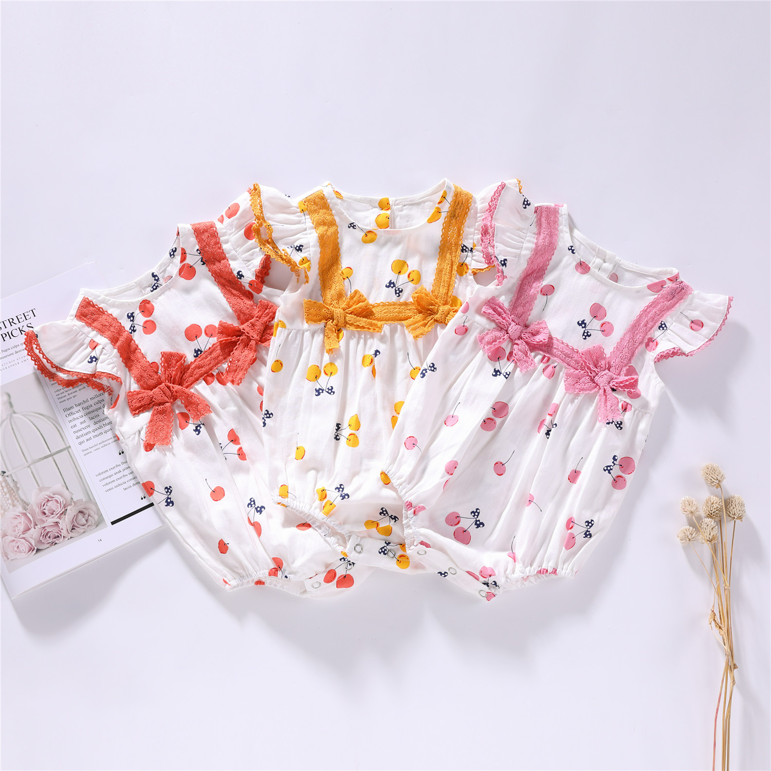 A Generation Of Fat Cross-border Baby Jumpsuit Baby Papa Fu Children Bao Pi Yi Summer New Cotton Romper