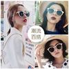 Retro brand universal sunglasses suitable for men and women, trend face blush, glasses, 2020, internet celebrity