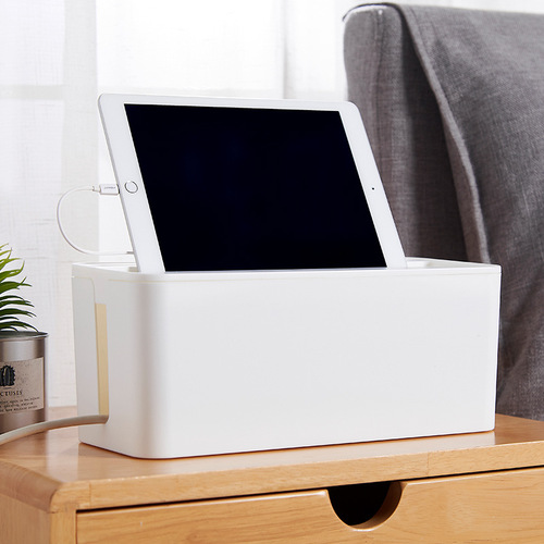 Home power outlet cable wire organizer Power cord cable management box Large size Socket junction box cable organizer