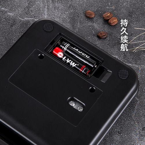 High-precision 0.1g mini digital scale 3kg food scale gram scale home digital scale coffee scale timer kitchen scale