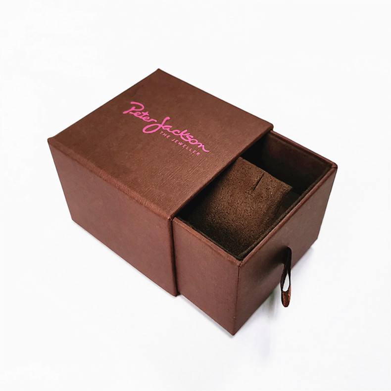 批发吊坠耳环抽屉盒 首饰手串文玩项链包装盒 丝印烫金礼品纸盒